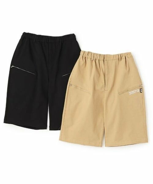 GLAZOS / グラソス ショート・ハーフ・半端丈パンツ | 【大人向けサイズあり】【FORGETNEVER】ジップポケットチノハーフパンツ_GLSW | 詳細12