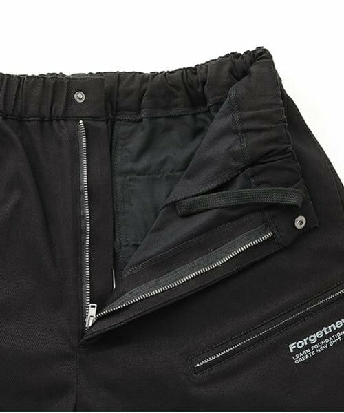 GLAZOS / グラソス ショート・ハーフ・半端丈パンツ | 【大人向けサイズあり】【FORGETNEVER】ジップポケットチノハーフパンツ_GLSW | 詳細3