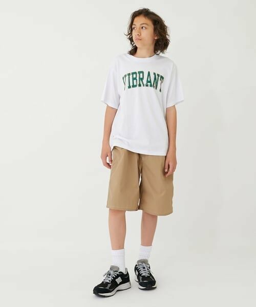 GLAZOS / グラソス Tシャツ | 【大人向けサイズあり】【プチプラ】フロントアーチロゴ半袖Tシャツ | 詳細18