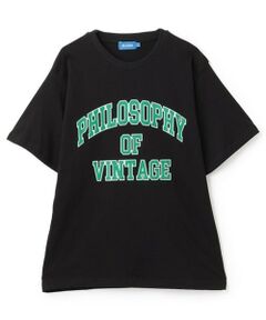 GLAZOS / グラソス Tシャツ | 【大人向けサイズあり】【プチプラ】フロントカレッジロゴ半袖Tシャツ