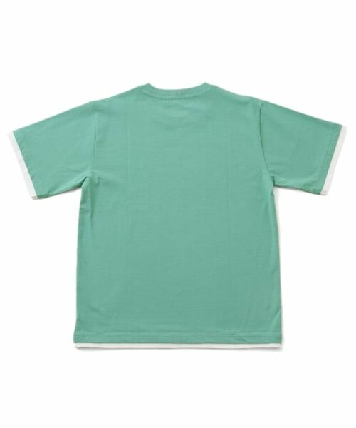 GLAZOS / グラソス Tシャツ | 【大人向けサイズあり】ワンポイントロゴ裾レイヤード半袖Tシャツ | 詳細10