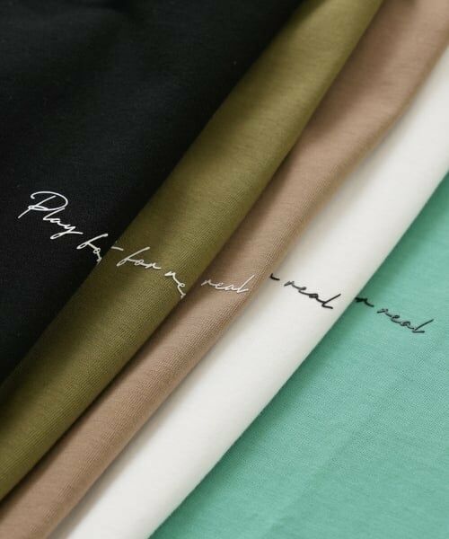 GLAZOS / グラソス Tシャツ | 【大人向けサイズあり】ワンポイントロゴ裾レイヤード半袖Tシャツ | 詳細11