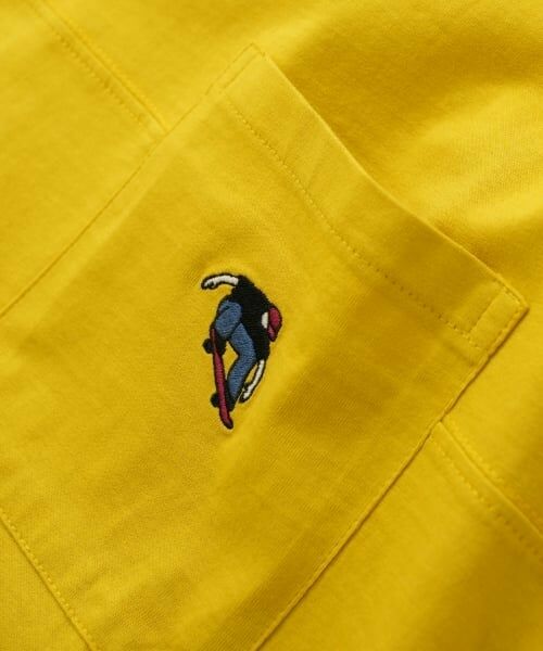 GLAZOS / グラソス Tシャツ | 【大人向けサイズあり】ポケット付きスケーター刺繍ビッグ半袖Tシャツ | 詳細12