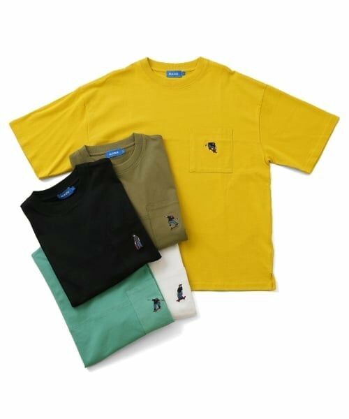 GLAZOS / グラソス Tシャツ | 【大人向けサイズあり】ポケット付きスケーター刺繍ビッグ半袖Tシャツ | 詳細14