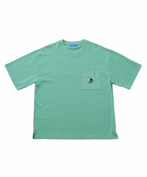 GLAZOS / グラソス Tシャツ | 【大人向けサイズあり】ポケット付きスケーター刺繍ビッグ半袖Tシャツ | 詳細18