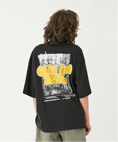 GLAZOS / グラソス Tシャツ | 【大人向けサイズあり】フォトグラフィティロゴ発泡プリントビッグ半袖Tシャツ