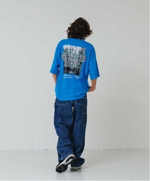 GLAZOS / グラソス Tシャツ | 【大人向けサイズあり】フォトグラフィティロゴ発泡プリントビッグ半袖Tシャツ | 詳細18