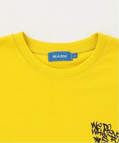 GLAZOS / グラソス Tシャツ | 【大人向けサイズあり】フォトグラフィティロゴ発泡プリントビッグ半袖Tシャツ | 詳細2