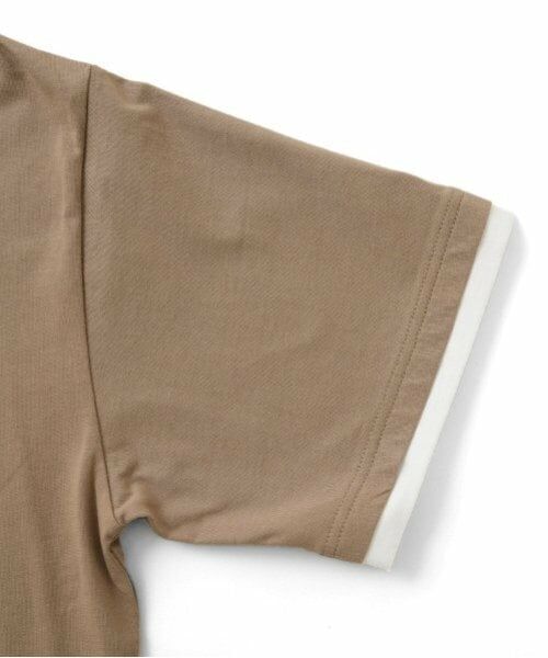 GLAZOS / グラソス Tシャツ | 【大人向けサイズあり】フロントロゴプリント裾レイヤード半袖Tシャツ | 詳細7