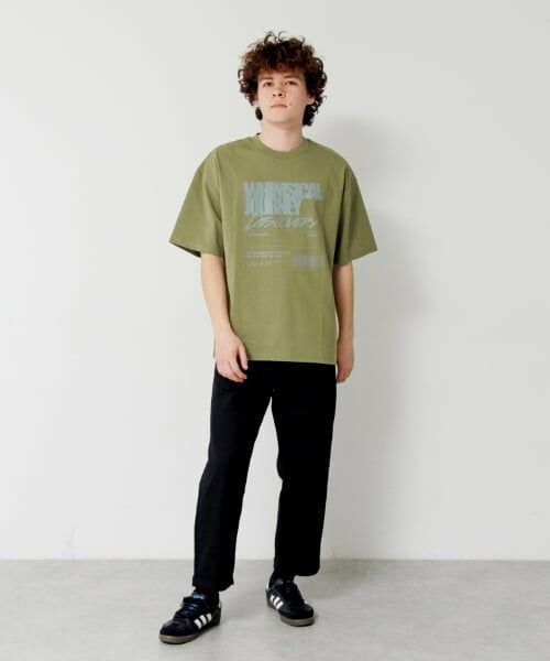 GLAZOS / グラソス Tシャツ | 【大人向けサイズあり】フロントリフレクタープリントビッグ半袖Tシャツ | 詳細1