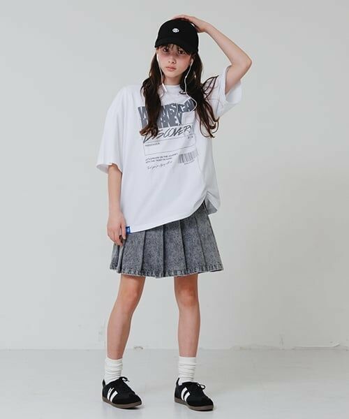 GLAZOS / グラソス Tシャツ | 【大人向けサイズあり】フロントリフレクタープリントビッグ半袖Tシャツ | 詳細17