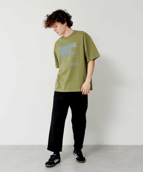 GLAZOS / グラソス Tシャツ | 【大人向けサイズあり】フロントリフレクタープリントビッグ半袖Tシャツ | 詳細2