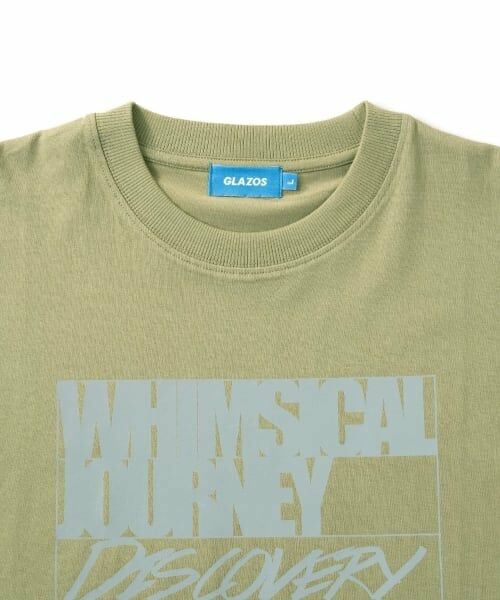 GLAZOS / グラソス Tシャツ | 【大人向けサイズあり】フロントリフレクタープリントビッグ半袖Tシャツ | 詳細6