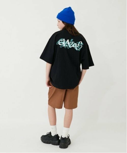 GLAZOS / グラソス Tシャツ | 【大人向けサイズあり】【ヘビーウェイト天竺】グラフィティロゴプリントTシャツ | 詳細14