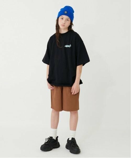 GLAZOS / グラソス Tシャツ | 【大人向けサイズあり】【ヘビーウェイト天竺】グラフィティロゴプリントTシャツ | 詳細15