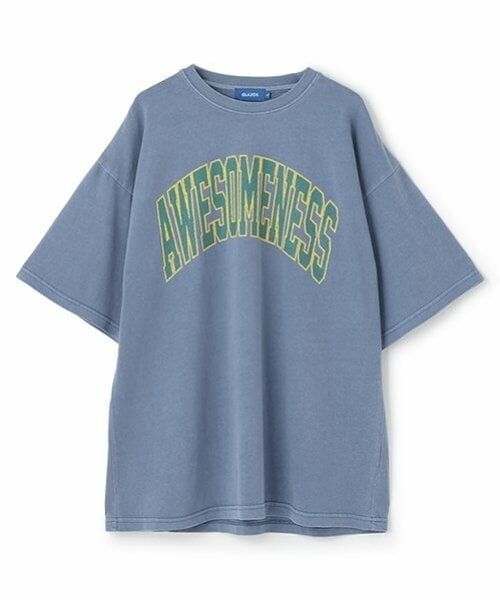 GLAZOS / グラソス Tシャツ | 【大人向けサイズあり】【ヘビーウェイト天竺】ピグメントカレッジロゴTシャツ | 詳細12