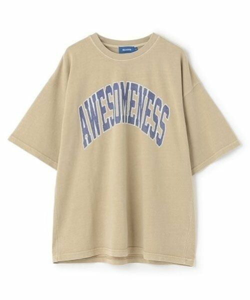 GLAZOS / グラソス Tシャツ | 【大人向けサイズあり】【ヘビーウェイト天竺】ピグメントカレッジロゴTシャツ | 詳細13