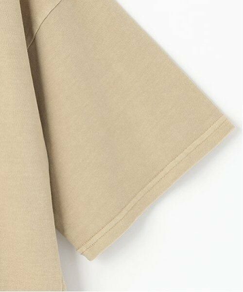 GLAZOS / グラソス Tシャツ | 【大人向けサイズあり】【ヘビーウェイト天竺】ピグメントカレッジロゴTシャツ | 詳細6