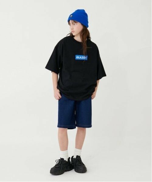 GLAZOS / グラソス Tシャツ | 【大人向けサイズあり】【ヘビーウェイト天竺】BOX刺しゅうロゴTシャツ | 詳細10