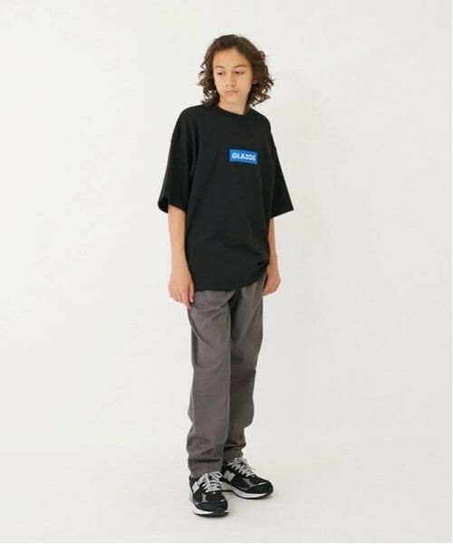 GLAZOS / グラソス Tシャツ | 【大人向けサイズあり】【ヘビーウェイト天竺】BOX刺しゅうロゴTシャツ | 詳細12