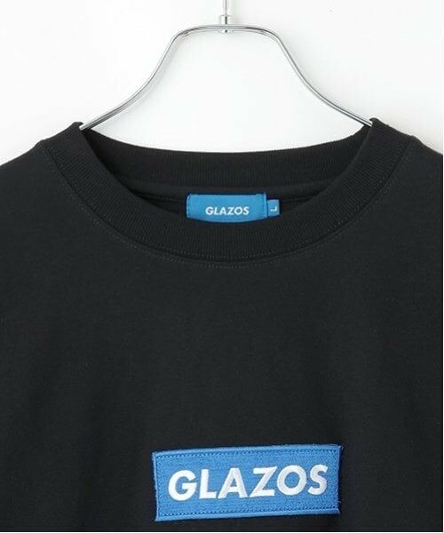 GLAZOS / グラソス Tシャツ | 【大人向けサイズあり】【ヘビーウェイト天竺】BOX刺しゅうロゴTシャツ | 詳細2