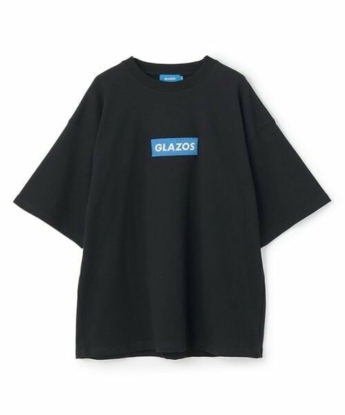 GLAZOS / グラソス Tシャツ | 【大人向けサイズあり】【ヘビーウェイト天竺】BOX刺しゅうロゴTシャツ | 詳細9