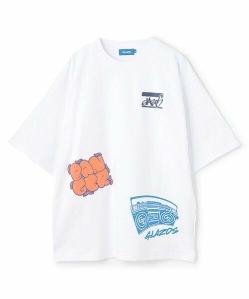GLAZOS / グラソス Tシャツ | 【大人向けサイズあり】【ヘビーウェイト天竺】ランダムプリントTシャツ | 詳細25