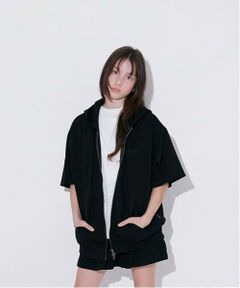 GLAZOS / グラソス パーカー | 【大人向けサイズあり】【接触冷感】エアリークッション・ZIPUP半袖パーカー