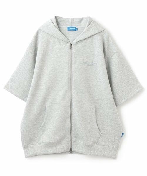 GLAZOS / グラソス パーカー | 【大人向けサイズあり】【接触冷感】エアリークッション・ZIPUP半袖パーカー | 詳細11