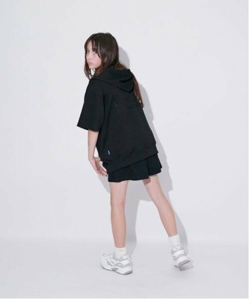 GLAZOS / グラソス パーカー | 【大人向けサイズあり】【接触冷感】エアリークッション・ZIPUP半袖パーカー | 詳細14