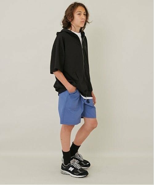 GLAZOS / グラソス パーカー | 【大人向けサイズあり】【接触冷感】エアリークッション・ZIPUP半袖パーカー | 詳細19