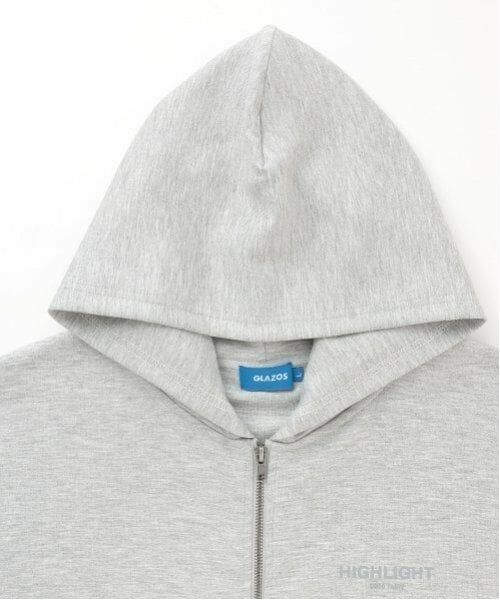 GLAZOS / グラソス パーカー | 【大人向けサイズあり】【接触冷感】エアリークッション・ZIPUP半袖パーカー | 詳細2