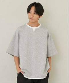 GLAZOS / グラソス Tシャツ | 【大人向けサイズあり】【接触冷感】エアリークッション・キーネック半袖Tシャツ