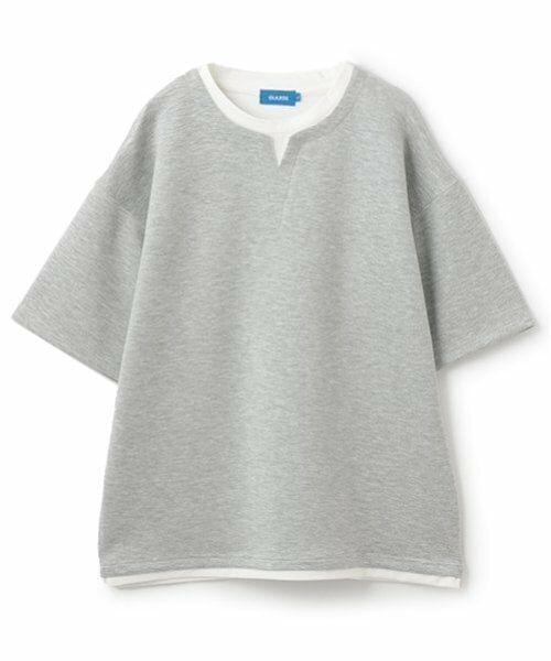 GLAZOS / グラソス Tシャツ | 【大人向けサイズあり】【接触冷感】エアリークッション・キーネック半袖Tシャツ | 詳細8