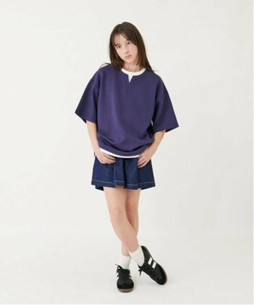 GLAZOS / グラソス Tシャツ | 【大人向けサイズあり】【接触冷感】エアリークッション・キーネック半袖Tシャツ | 詳細9