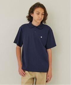 GLAZOS / グラソス Tシャツ | 【大人向けサイズあり】【吸水速乾】カノコ・ワンポイント刺しゅう半袖ポロシャツ