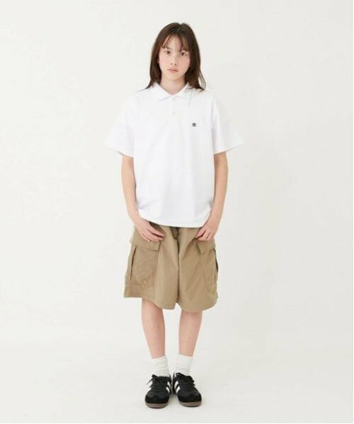 GLAZOS / グラソス Tシャツ | 【大人向けサイズあり】【吸水速乾】カノコ・ワンポイント刺しゅう半袖ポロシャツ | 詳細11