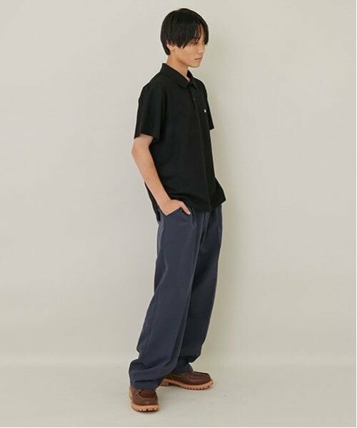 GLAZOS / グラソス Tシャツ | 【大人向けサイズあり】【吸水速乾】カノコ・ワンポイント刺しゅう半袖ポロシャツ | 詳細14