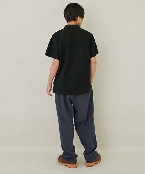 GLAZOS / グラソス Tシャツ | 【大人向けサイズあり】【吸水速乾】カノコ・ワンポイント刺しゅう半袖ポロシャツ | 詳細15