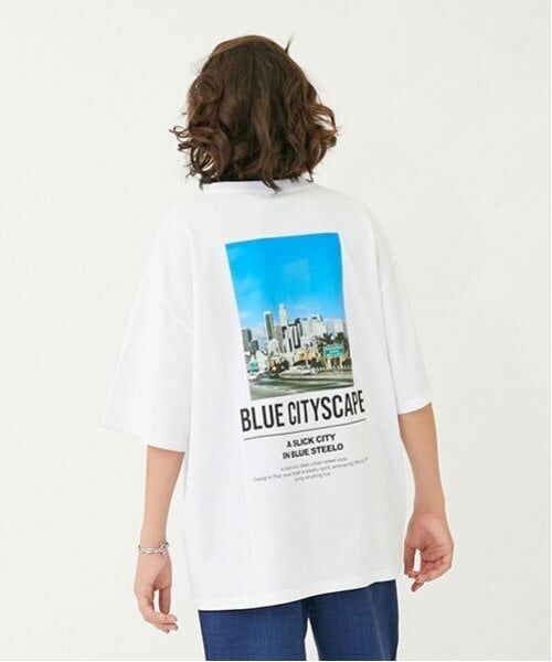 GLAZOS / グラソス Tシャツ | 【大人向けサイズあり】【接触冷感】ハイクールコットン・バックフォト半袖Tシャツ（白）