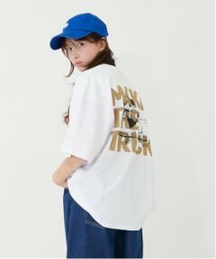 GLAZOS / グラソス Tシャツ | 【大人向けサイズあり】【接触冷感】ハイクールコットン・DOGプリント半袖Tシャツ