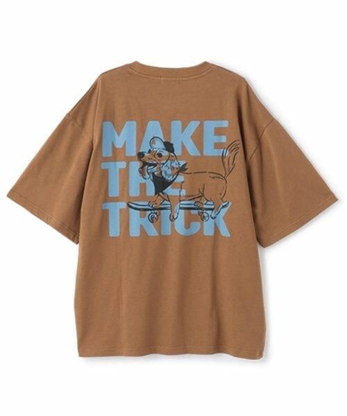 GLAZOS / グラソス Tシャツ | 【大人向けサイズあり】【接触冷感】ハイクールコットン・DOGプリント半袖Tシャツ | 詳細2