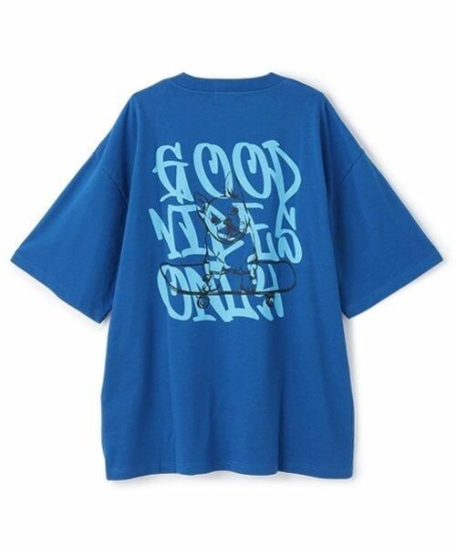 GLAZOS / グラソス Tシャツ | 【大人向けサイズあり】【接触冷感】ハイクールコットン・DOGプリント半袖Tシャツ | 詳細3