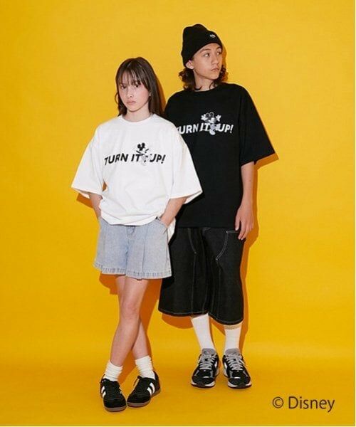 GLAZOS / グラソス Tシャツ | 【大人向けサイズあり】【GLSW.】【DISNEY】ミッキーマウス/フロントプリント半袖Tシャツ | 詳細13