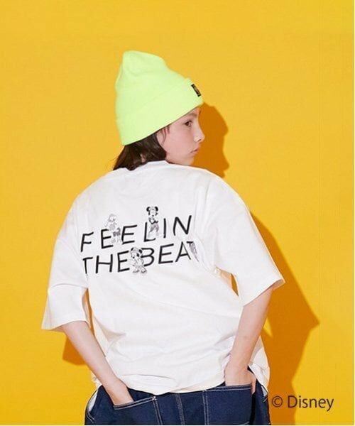 GLAZOS / グラソス Tシャツ | 【大人向けサイズあり】【GLSW.】【DISNEY】ミッキーマウス＆フレンズ/バックプリント半袖Tシャツ（シロ）