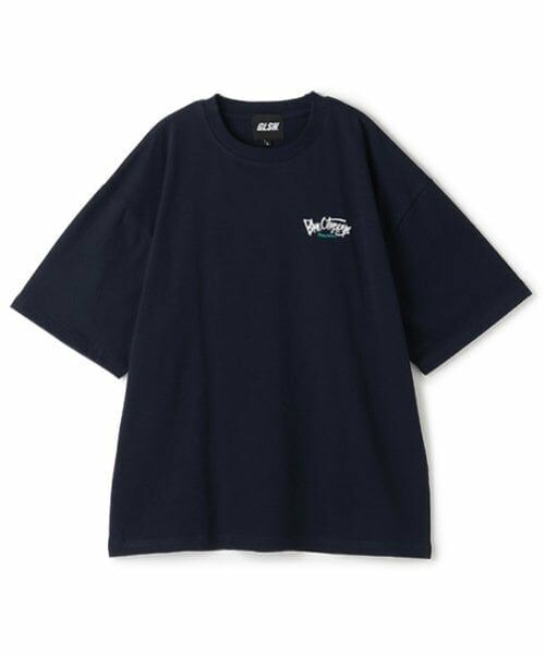 GLAZOS / グラソス Tシャツ | 【大人向けサイズあり】【接触冷感】ハイクールコットン・配色ロゴプリント半袖Tシャツ | 詳細12