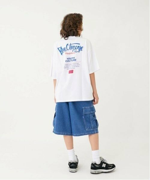 GLAZOS / グラソス Tシャツ | 【大人向けサイズあり】【接触冷感】ハイクールコットン・配色ロゴプリント半袖Tシャツ | 詳細14