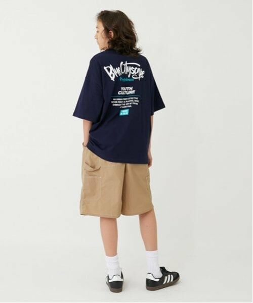 GLAZOS / グラソス Tシャツ | 【大人向けサイズあり】【接触冷感】ハイクールコットン・配色ロゴプリント半袖Tシャツ | 詳細16