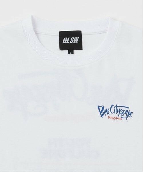 GLAZOS / グラソス Tシャツ | 【大人向けサイズあり】【接触冷感】ハイクールコットン・配色ロゴプリント半袖Tシャツ | 詳細2