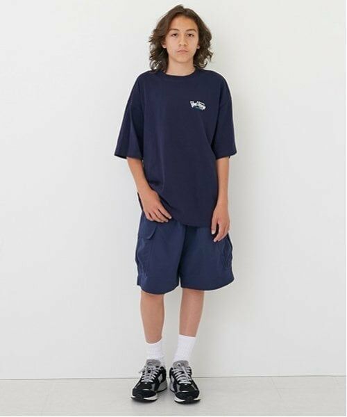 GLAZOS / グラソス Tシャツ | 【大人向けサイズあり】【接触冷感】ハイクールコットン・配色ロゴプリント半袖Tシャツ | 詳細21